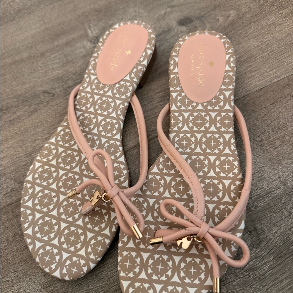 Kate Spade Blush and Tan Sandals